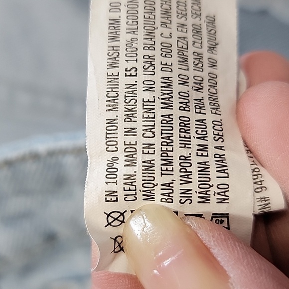 Forever 21 Size 28 Light Wash Straight Leg Denim Blue Jeans, Gently Used Cond. - Picture 8 of 12